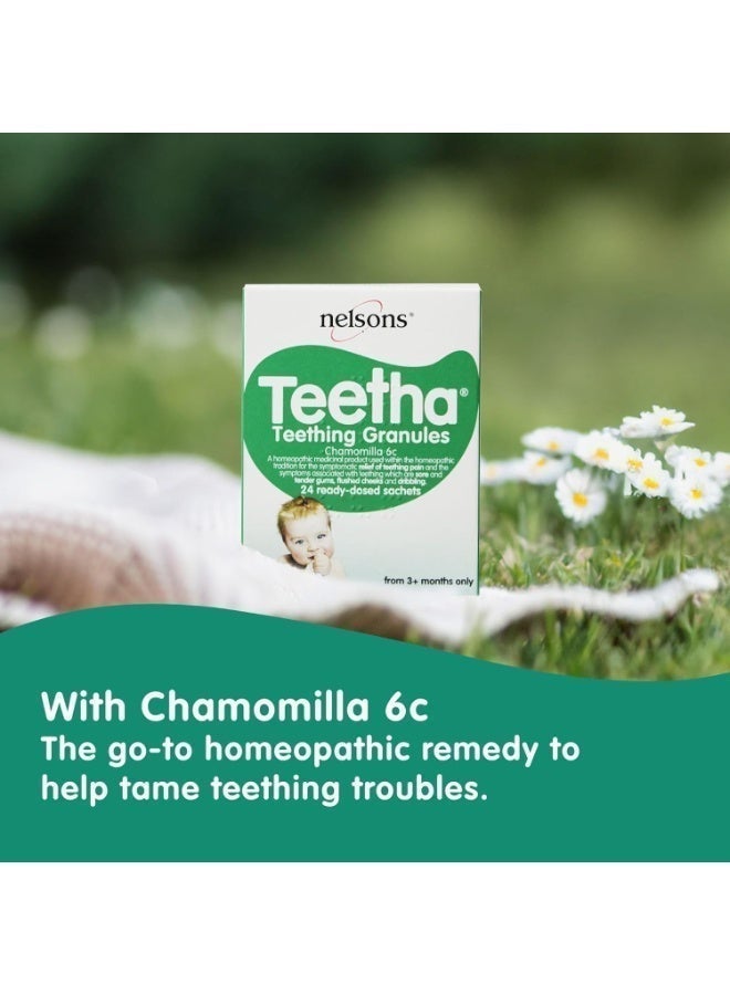 Nelsons Teetha Teething Granules, 24 Sachets - Image 4